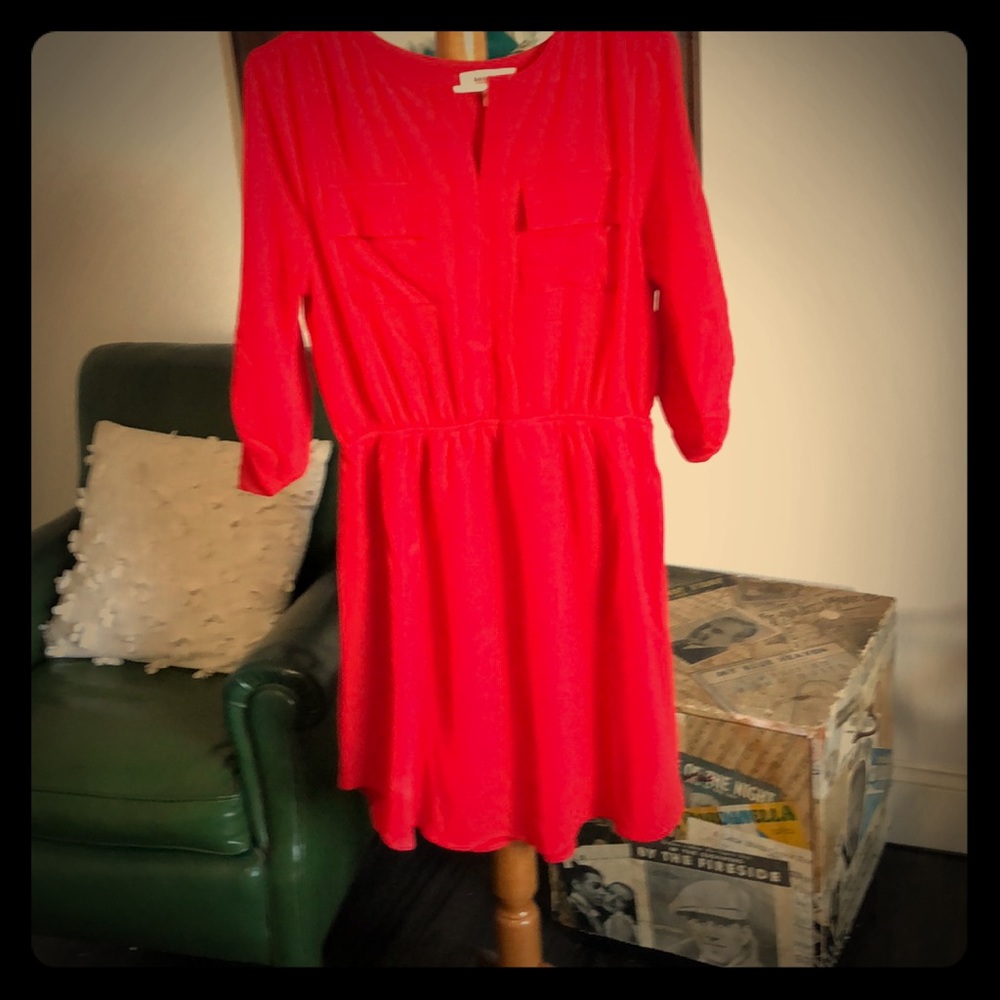 Red dress